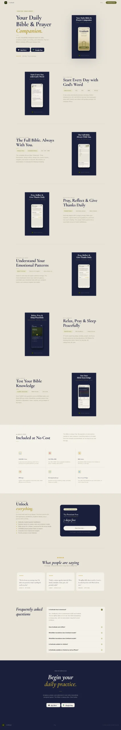 Gratitude Website